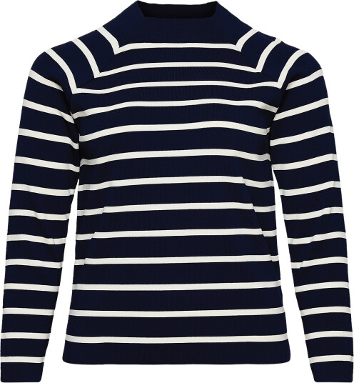 Lauren Women | Striped Mockneck Sweater | 54/56