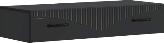 vidaXL Vegghengt Sidebord Svart 87,5 x 34,5 x 17 cm Konstruert tre vidaXL Vegghengt Sidebord Svart 87,5 x 34,5 x 17 cm Konstruert tre