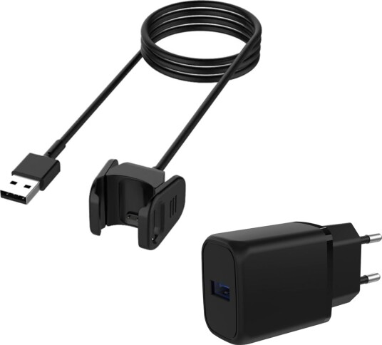 Fitbit Charge 4 / 3 Vegglader 18W + ladekabel, 1m