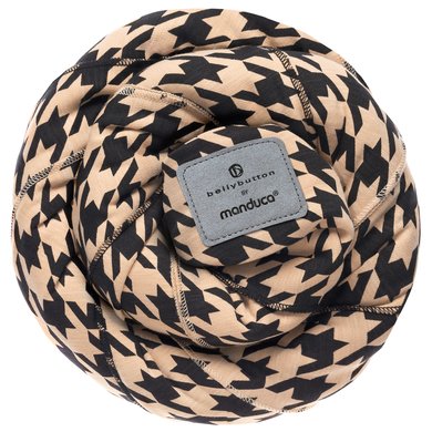 manduca Babyslynge Seil med navle Pepita Black manduca Babyslynge Seil med navle Pepita Black