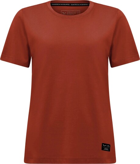 Salewa Eagle Logo Patch T-Shirt W"s etruscan red L