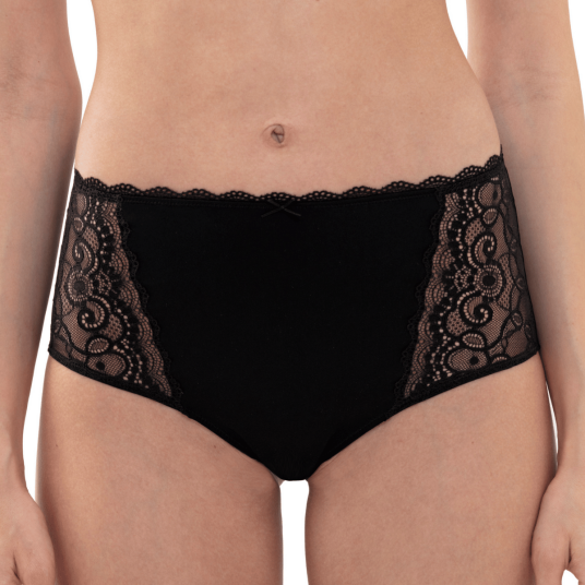 Mey Truser Amorous High-Cut Briefs Svart polyamid 46 Dame