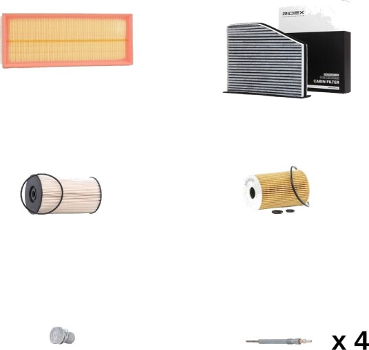Servicepakke RIDEX 4682P4552