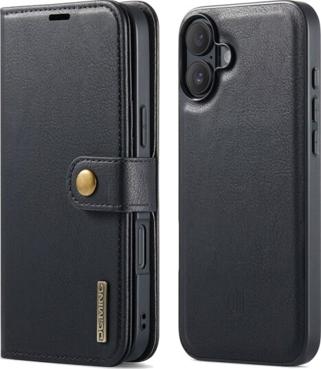 DG Ming avtakbar lommebok (iPhone 16) Svart