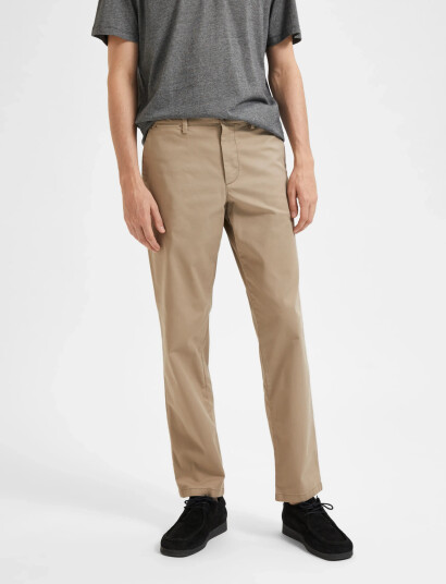 Selected Slh196-Straight New Miles Flex Pant Noos - Grey - 38 x 32