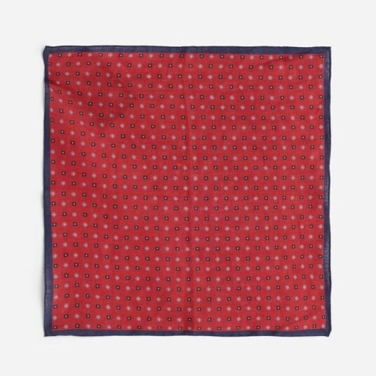 Ferner Jacobsen Hankys Linen - Red Fabric Rød OS