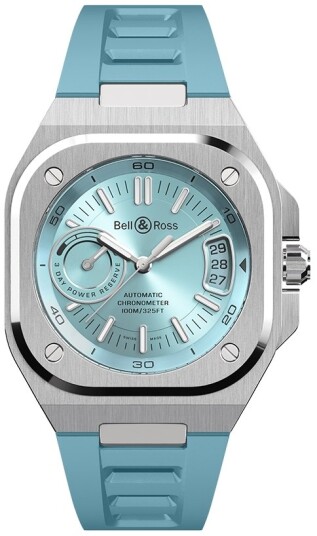 Bell & Ross Herreklokke BRX5R IB ST/SRB BR X5 Blå/Gummi Ø42.5 mm