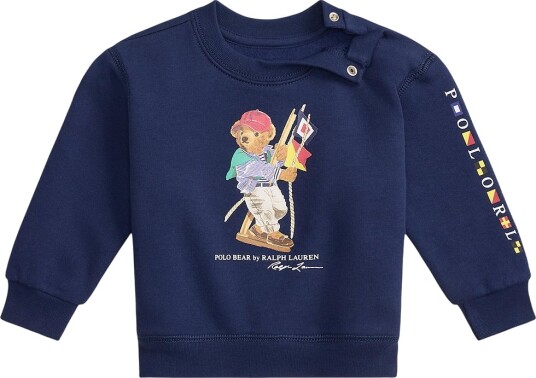 Polo Ralph Lauren Collegegenser Bear Newport Navy Polo Ralph Lauren 1 år 80 Collegegenser Blå