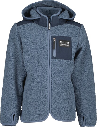Didriksons Exa Kids Fullzip True Blue True Blue 160