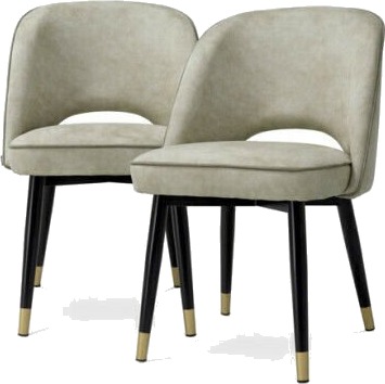 Cliff Dining Chair Mayer Silver Set of 2 Cliff Dining Chair Mayer Silver Set of 2
