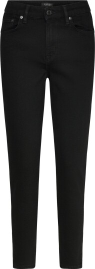 Lauren Ralph Lauren High Rise Skinny Jean   Black   31