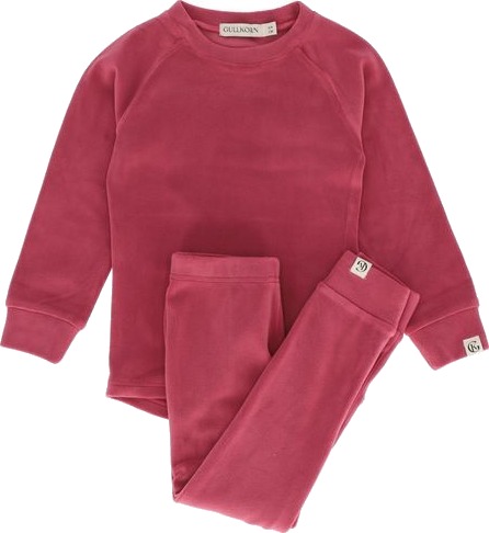 Gullkorn Design Gullkorn Jona fleece sett varm rosa 86/92