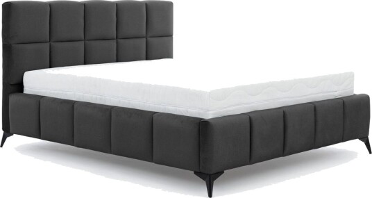 Kamble Sengeramme med Oppbevaring 160x200 cm Mørkegrå