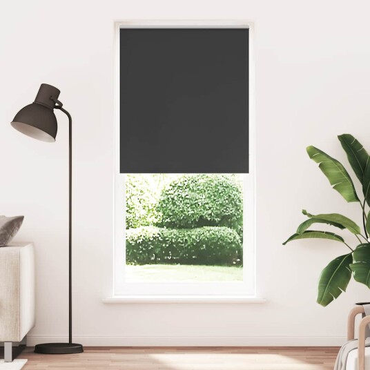 vidaXL Rullegardin Blackout 80 x 230 cm Svart