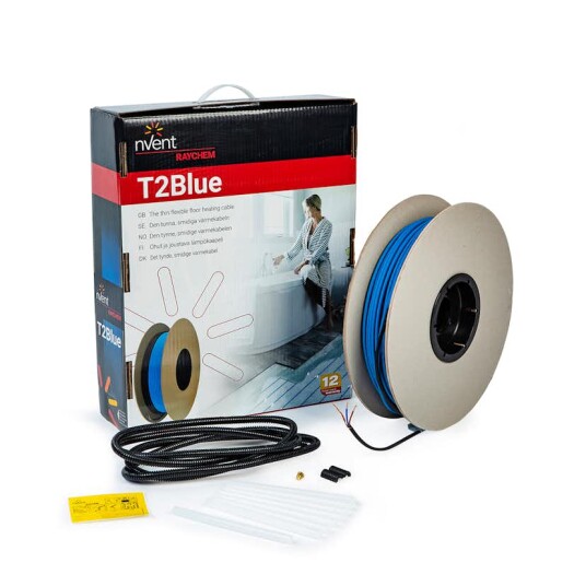 Raychem Gulvvarmekabel T2Blå 10 uten Termostat SZ18300381 Raychem Gulvvarmekabel T2Blå 10 uten Termostat SZ18300381