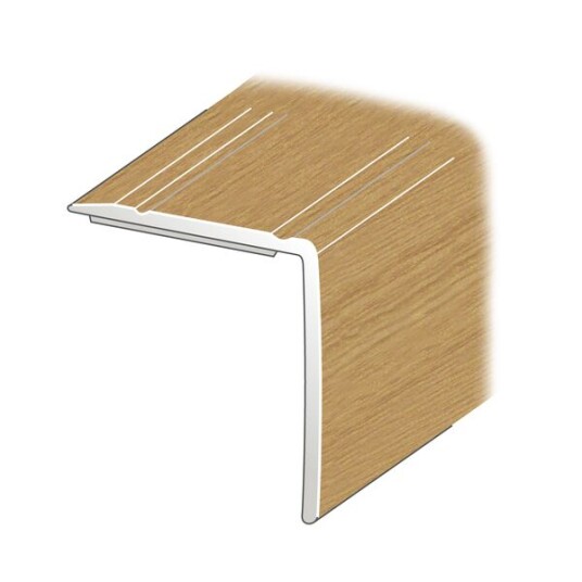 Lundbergs Trappenese Fix Aluminium B: 29mm L: 2000mm Eikfolie