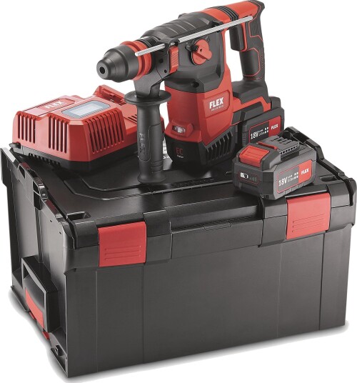 Flex Borhammer CHE2-26 18.0-Ec Set Med Batteri Og Lader