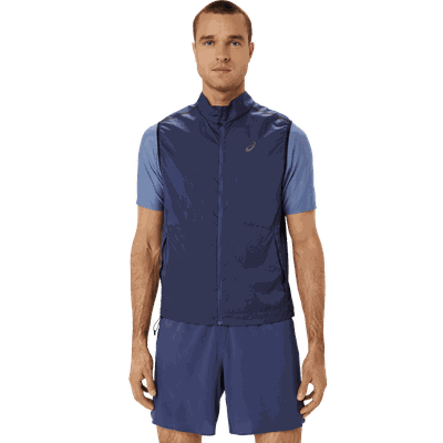 Asics Metarun Packable Gilet løpevest herre Blå M