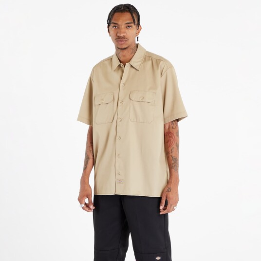 Dickies Work Shirt Ss Rec Khaki S Dickies Work Shirt Ss Rec Khaki S