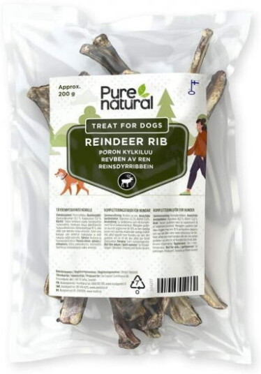 Purenatural Ribbein fra Reinsdyr 200 g