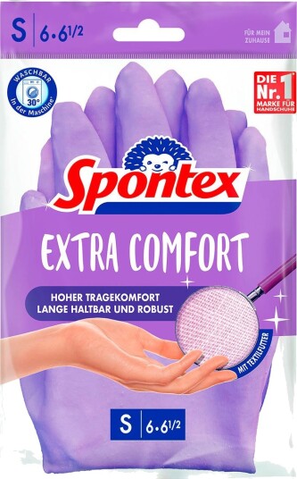 Spontex Extra Comfort Husholdningshansker Str. S