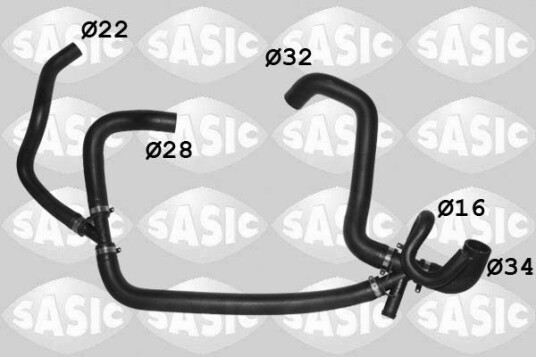 Radiatorslange SASIC 3406509
