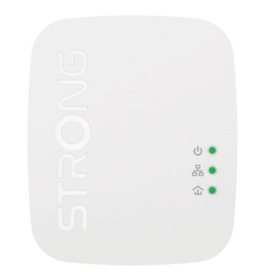 Strong Powerline 1000 Duo Mini Wi-Fi Adapter Kit - Hvit Strong Powerline 1000 Duo Mini Wi-Fi Adapter Kit - Hvit