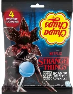 Chupa Chups Stranger Things   4 Forskjelliger Kjærligheter 120 Gram