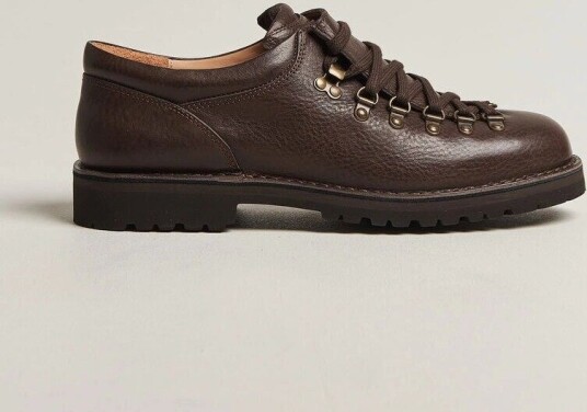 Fracap M121 Low Grain Leather Boot Dark Brown