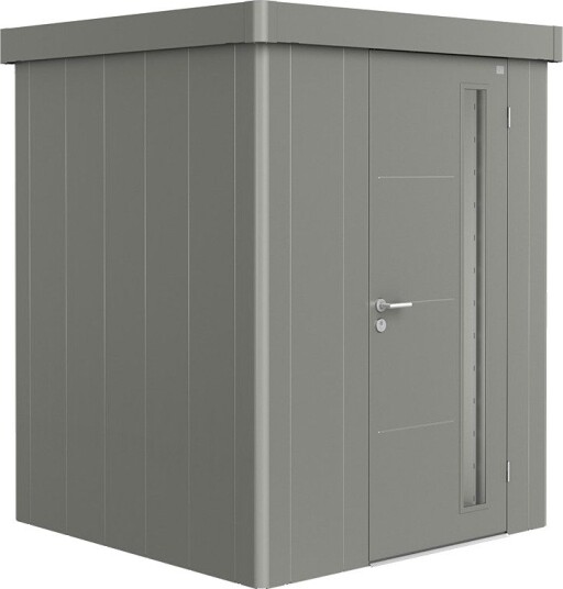 BIOHORT REDSKAPSBOD NEO 1A STD. DØR KVARTSGRÅ METALLIC