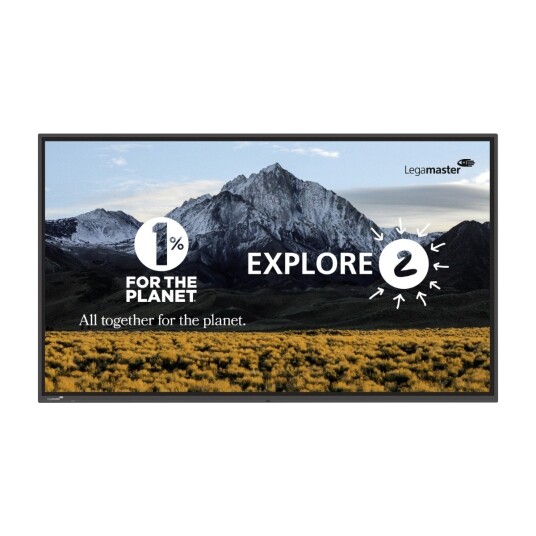 Legamaster Explore 2 86" skiltdisplay