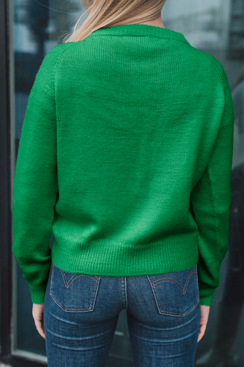 Dale Garn 446 08F Salomè Cardigan Skarp Grønn