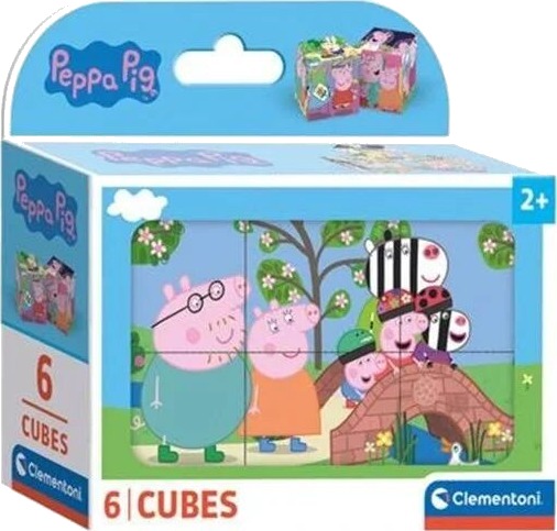 Clementoni Block Puzzle Peppa Pig 6 pcs. Blokk