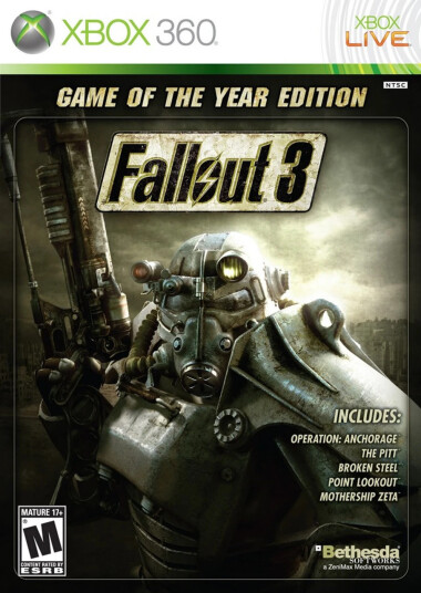 Bethesda Fallout 3 Game of the Year Edition Xbox 360 Spill