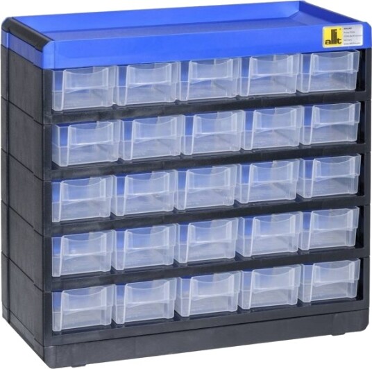 Allit 464620 Magasin For Smådeler Varioplus Pro B X H X D 300 X 285 X 135 Mm Svart/Blå 1 Stk