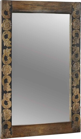 vidaXL Veggspeil Valnøtt Brun 70 x 50 cm Konstruert tre og glass vidaXL Veggspeil Valnøtt Brun 70 x 50 cm Konstruert tre og glass