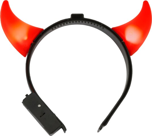 Hisab Joker LED Djevelhorn på Hodebøyle One-size 96735