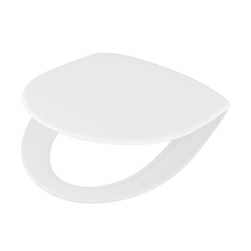 Ifö Spira WC-sete med forkrommede beslag Hvit