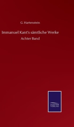 Immanuel Kant's samtliche Werke