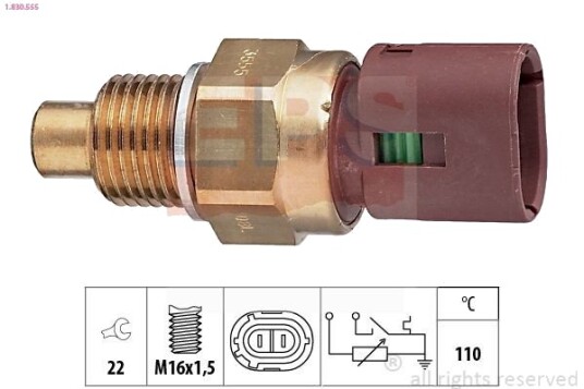 Sensor, motortemperatur EPS 1.830.555