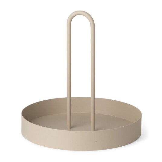 Ferm Living - Grib Tray Cashmere - Kurver Og Esker - Beige