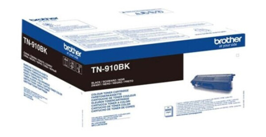Brother TN 910 BK lasertoner - TN910BK Original - Svart 9000 sider
