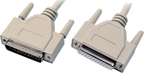 Efb Elektronik Ek165.10, Beige, 10 M, D-Sub 25, D-Sub 25, Hankjønn, Hunkjønn