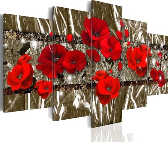 Bilde Golden Poppies 200x100 Artgeist sp. z o. o.