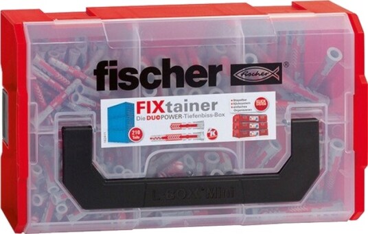 Fischer FixTainer Pluggsortiment 210 deler