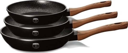 Berlinger Haus Ebony Stekepannesett 20 24 28 Cm 3 Pk