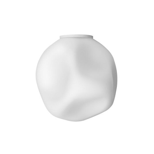 Foscarini Hoba Media taklampe Ø 25 cm hvit glasStue Hvit