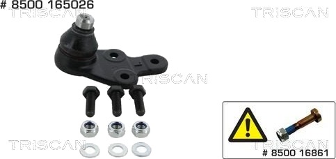 Bærekule TRISCAN 8500 165026