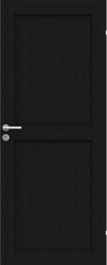 Swedoor Dørbl Unique 02l   9x20 Sort Eik