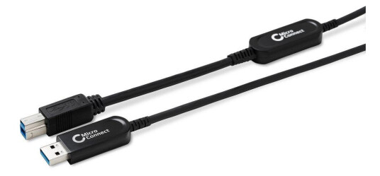 MicroConnect Premium - USB-kabel - USB-type A til USB Type B - 10 m